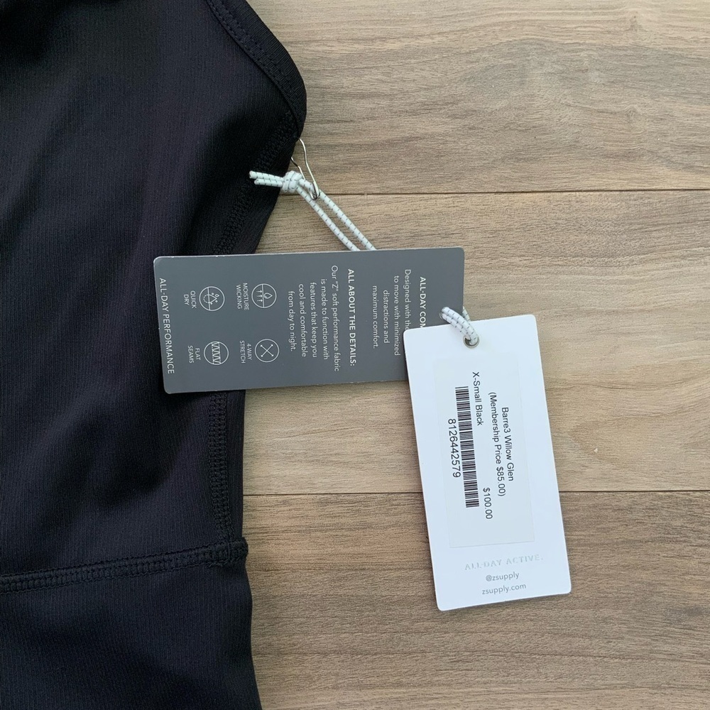Z Supply go for it rib jumpsuit in Black - Picture 6 of 6